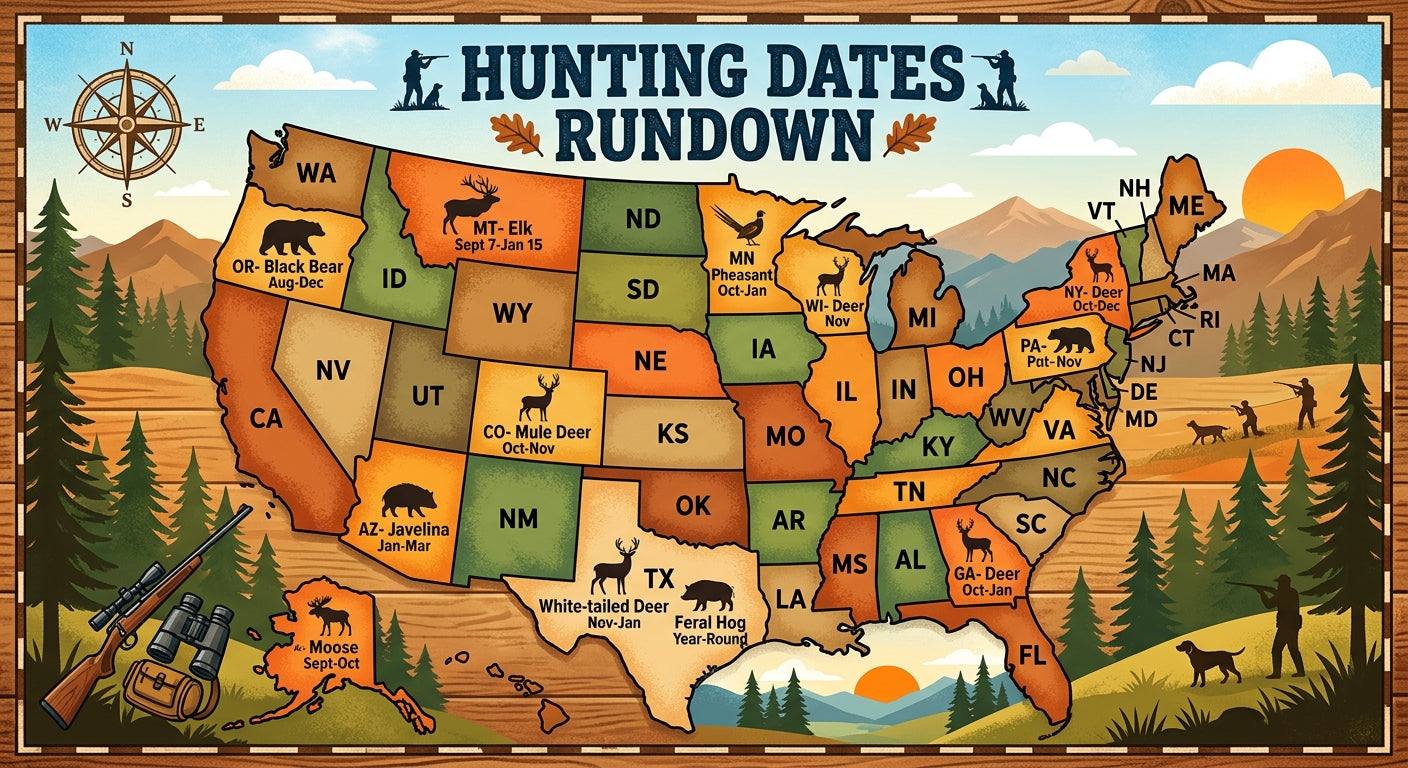 2026-27 Hunting Season Dates, State by State