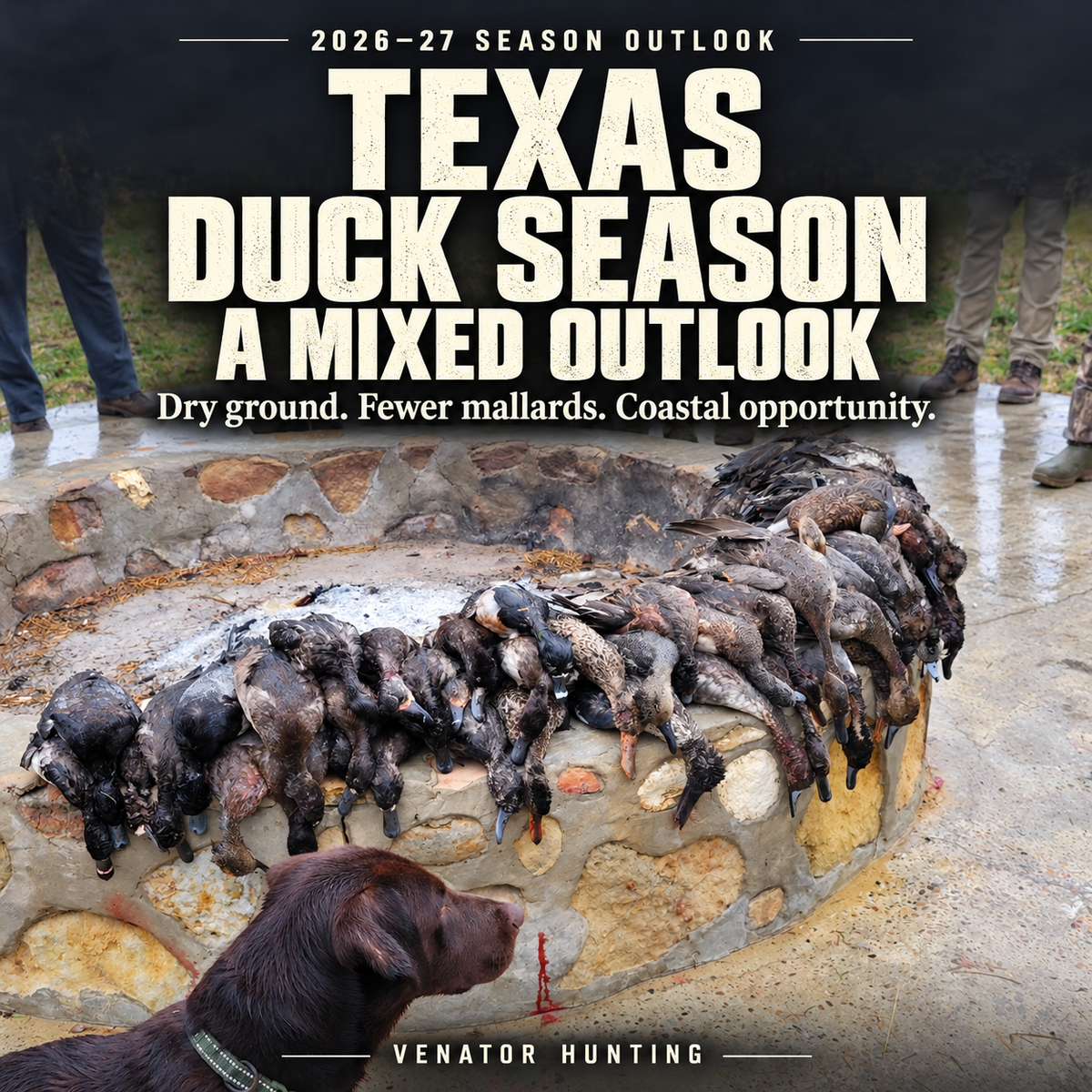 Texas Duck Season 2026-27: Dry Ground, Fewer Mallards, More Divers