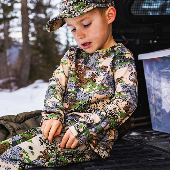 Young Hunters and Fisherman