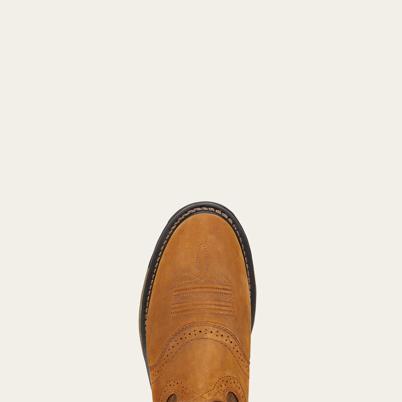 Ariat WorkHog Round Toe Boot – toe and outsole detail | Venator Hunting