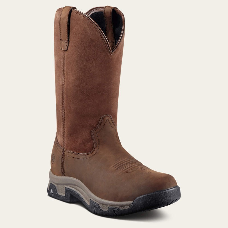 Ariat Terrain H2O Pull-On Boot – three-quarter front angle | Venator Hunting