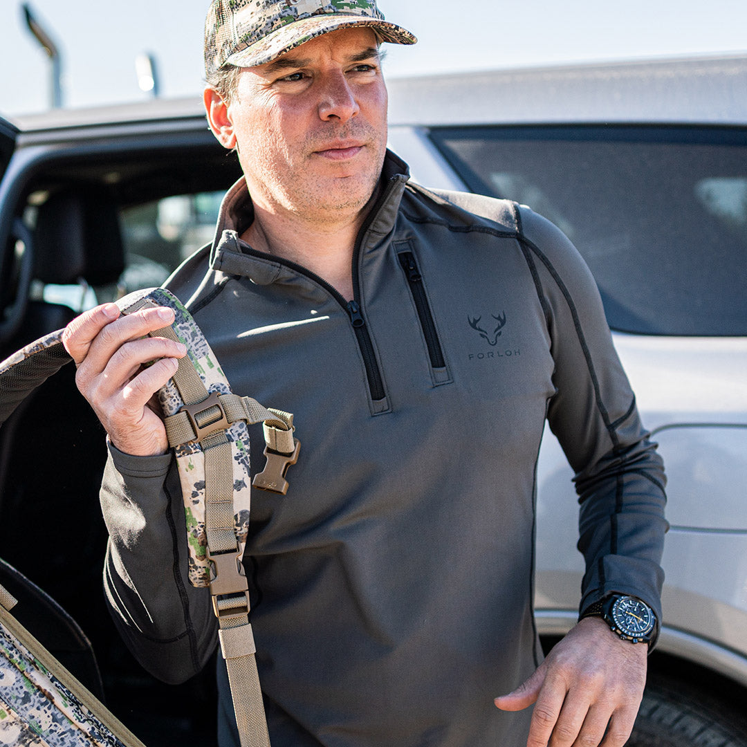 Men’s Deep Space Half-Zip Base Layer