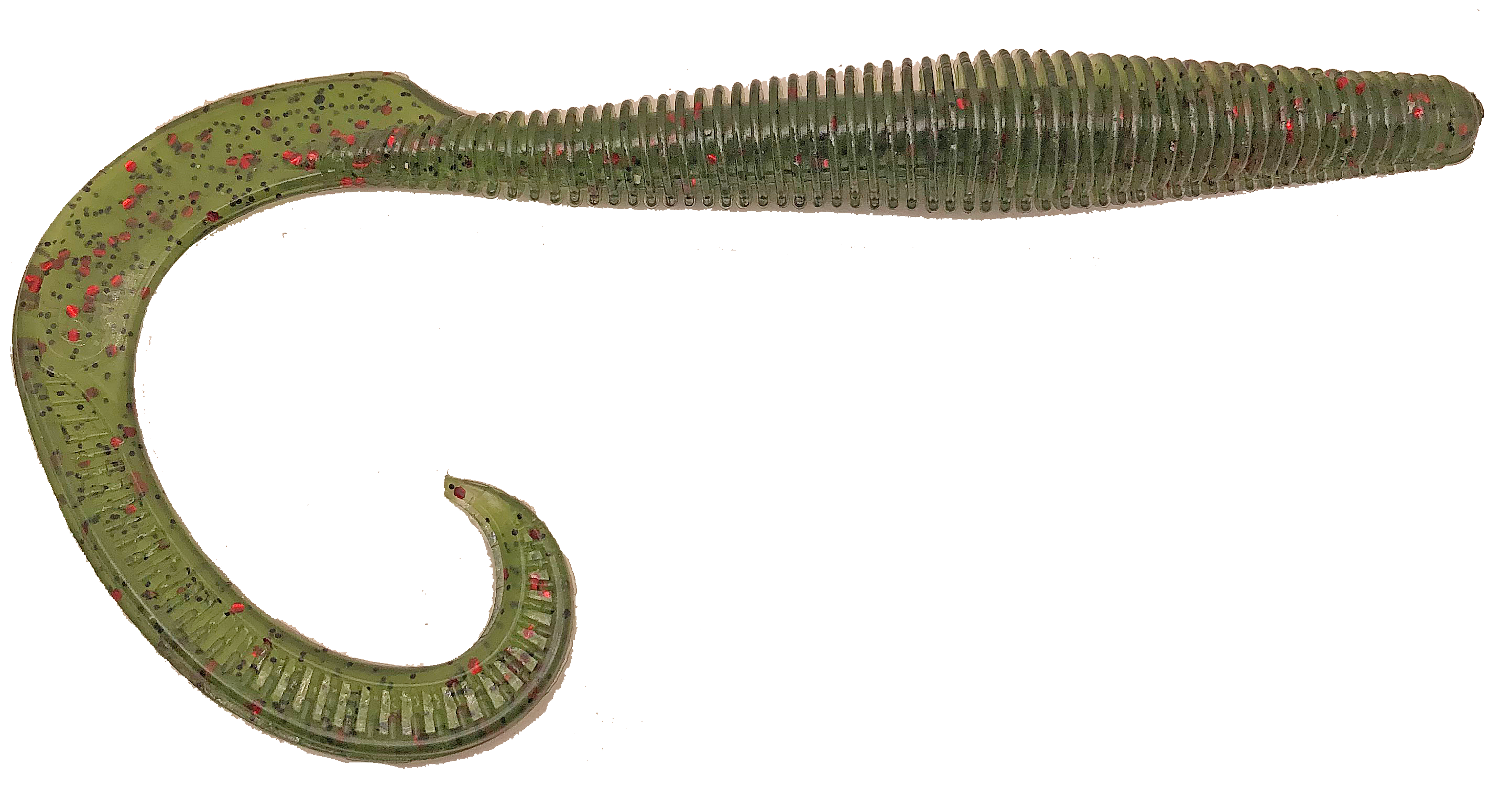 GrandeBass MEGAtail Rattlesnake 8" Worm – detail close-up | Venator Hunting
