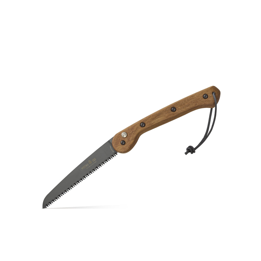 Woxna folding saw with wooden handle, high carbon steel blade for outdoor hunting and camping use