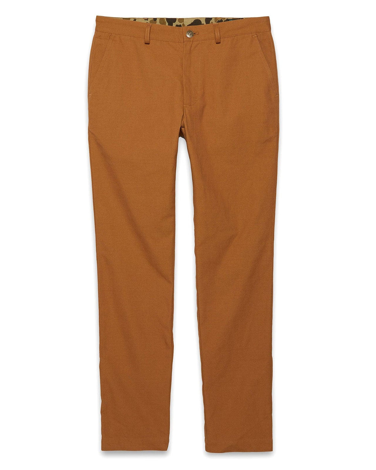 Ball and Buck Heritage Pant in Ground Nutmeg duck canvas, front view