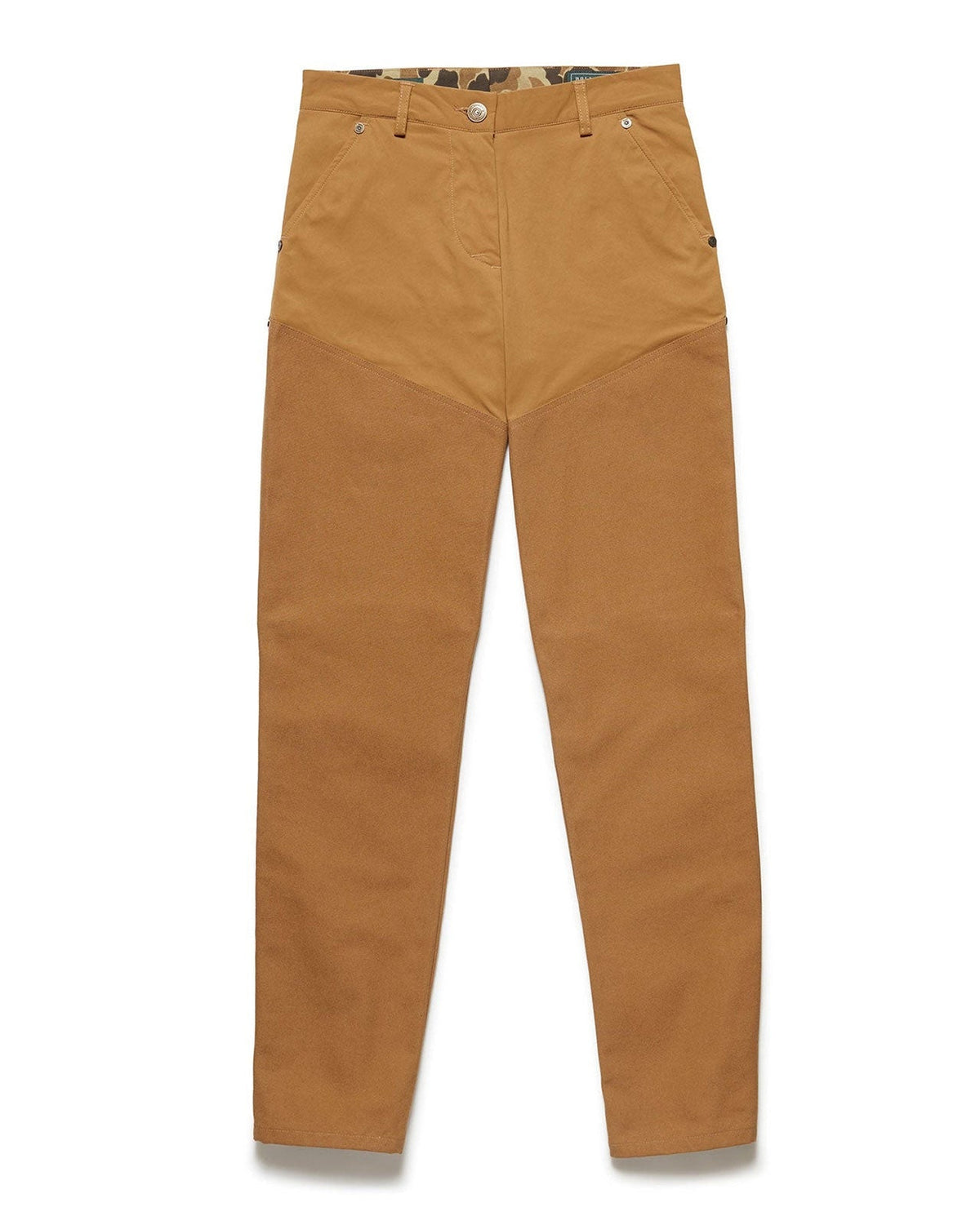 Ball and Buck Active+ Joan Field Pant in Signature tan, womens brush pant front view
