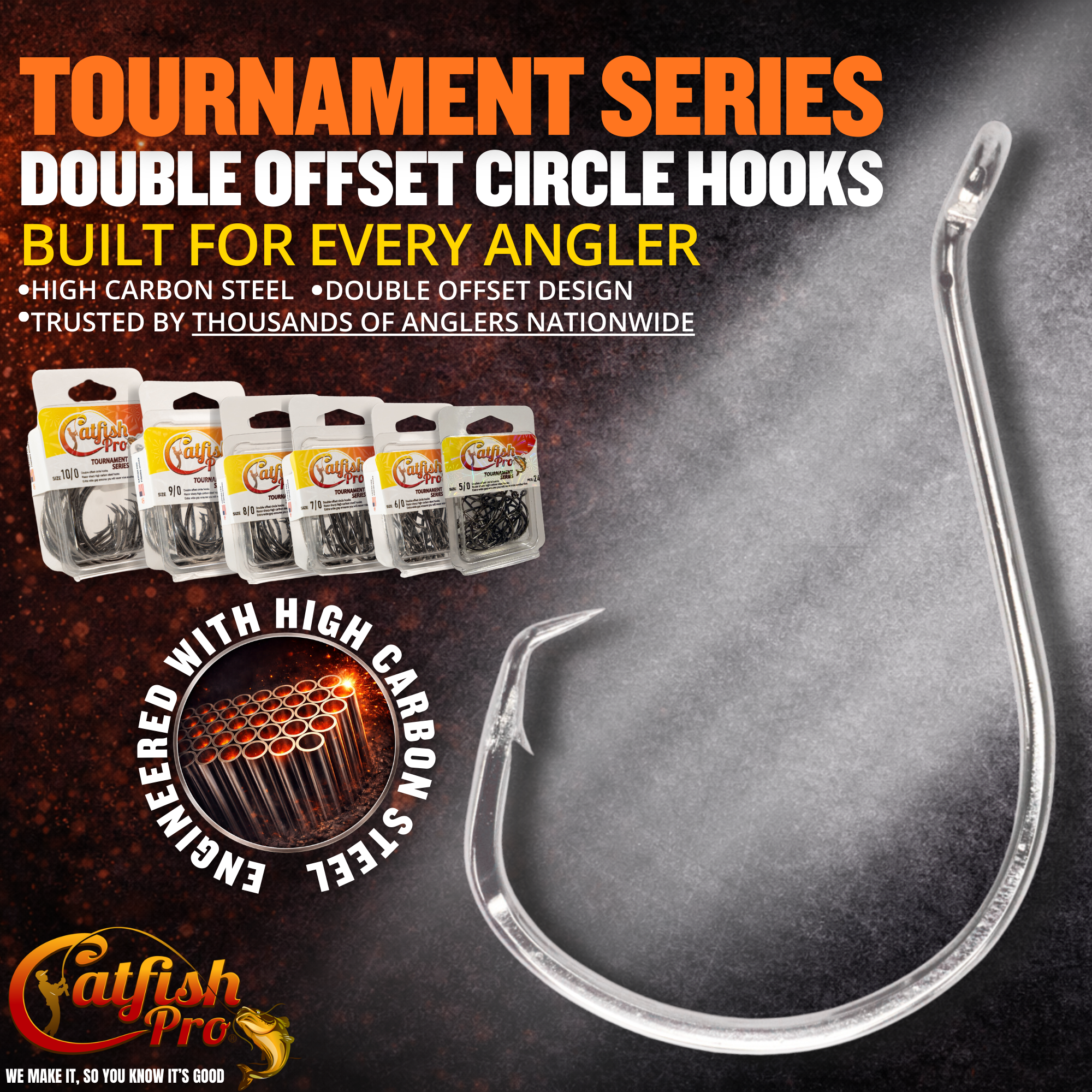 Double Offset Circle Hooks 8/0 - Value Pack