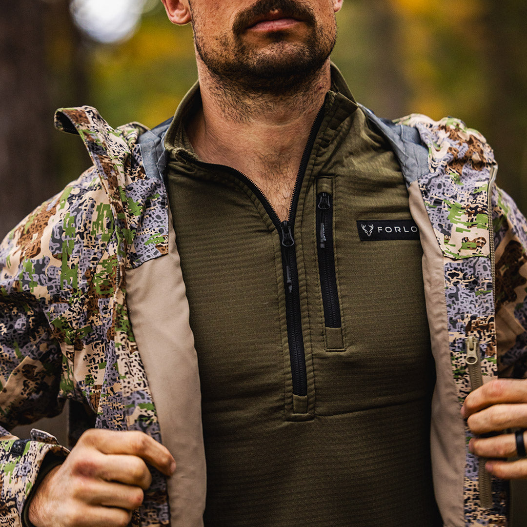 Men's Polartec® Power Grid™ Half-Zip Midlayer