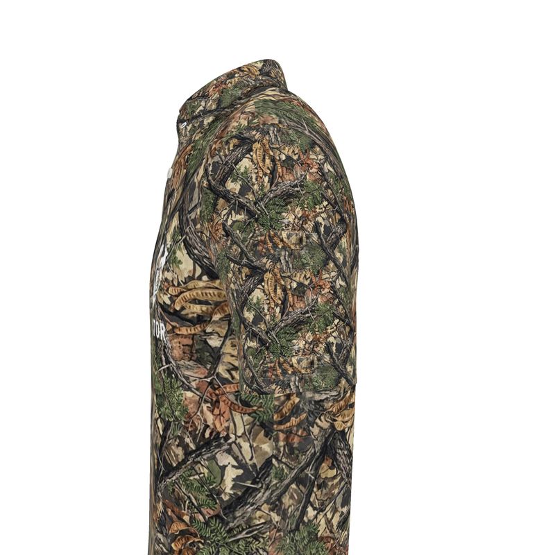 Camouflage hunting hoodie with forest branch pattern for outdoor concealment
