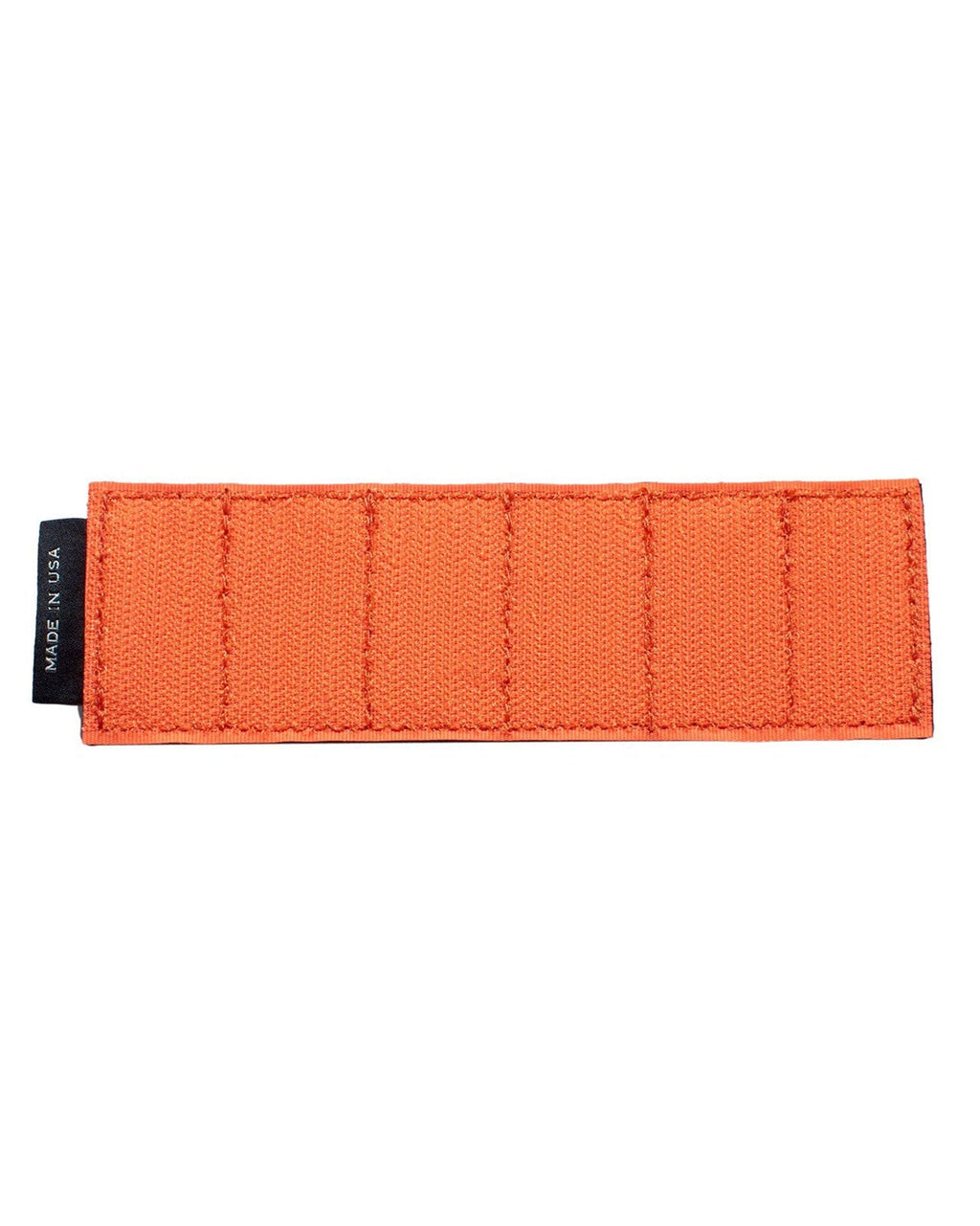 Blaze orange Velcro backing on the Versa Shell Holder Patch