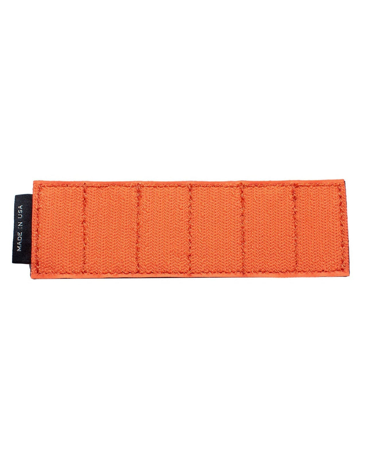 Blaze orange Velcro backing on the Versa Shell Holder Patch