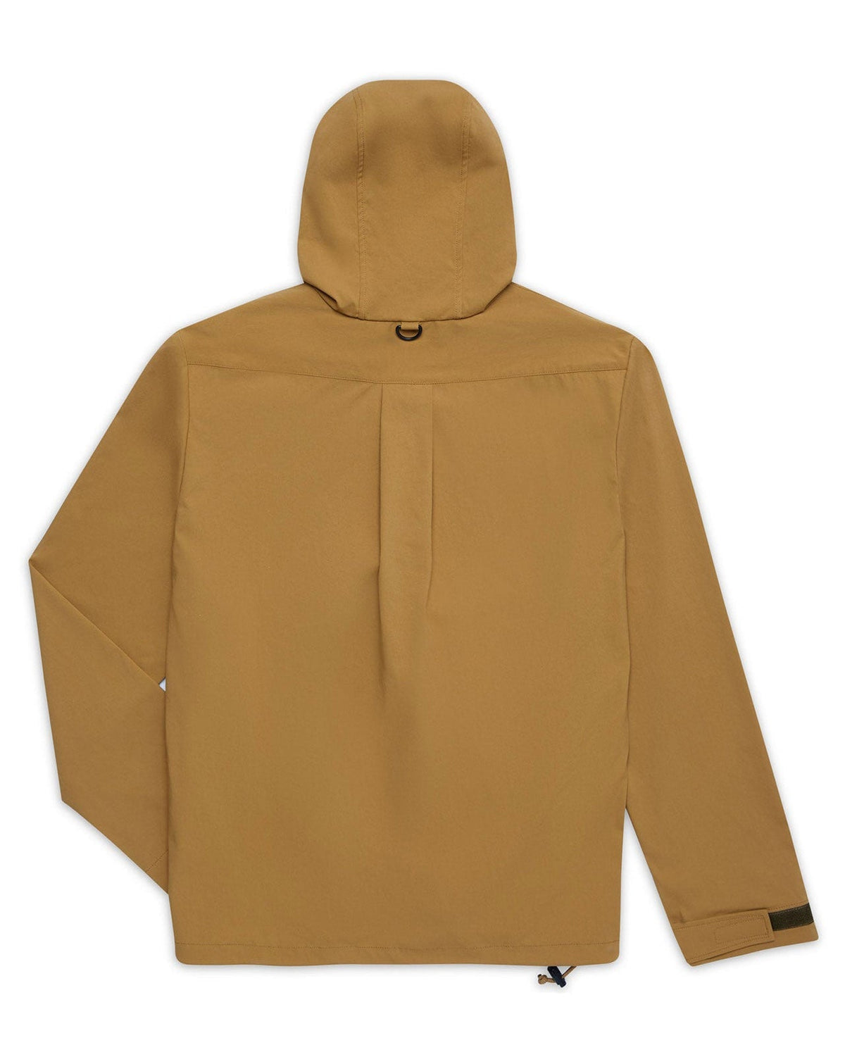 Active+ Anorak in tan, back view with hood up