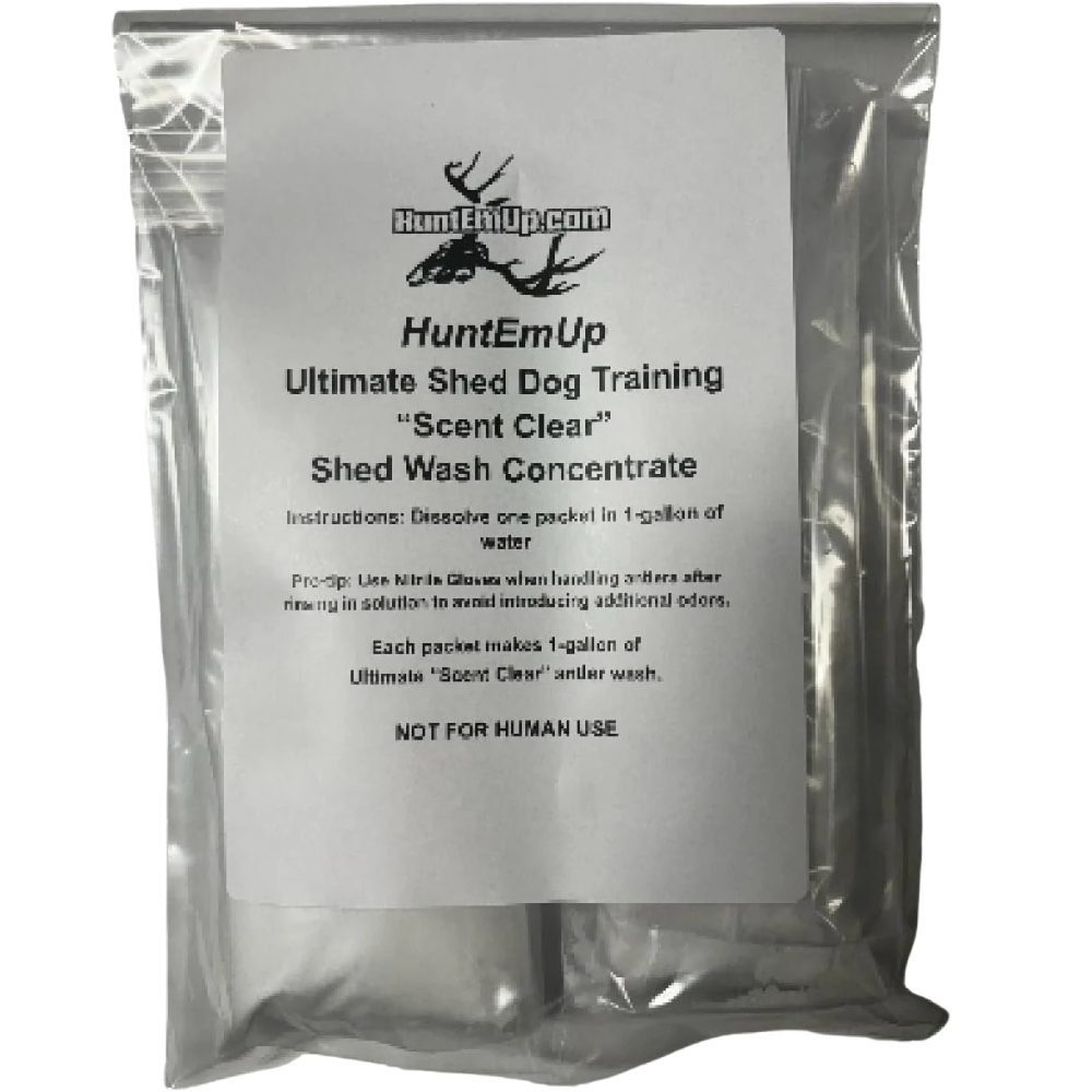 HuntEmUp Powerful Scent-Clear Shed Wash Concentrate for Dog Training