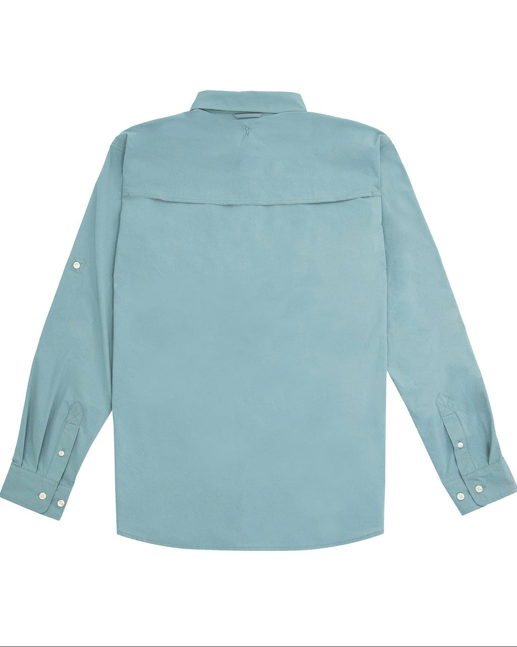 River Green Active+ Guide Shirt, back view with vented yoke