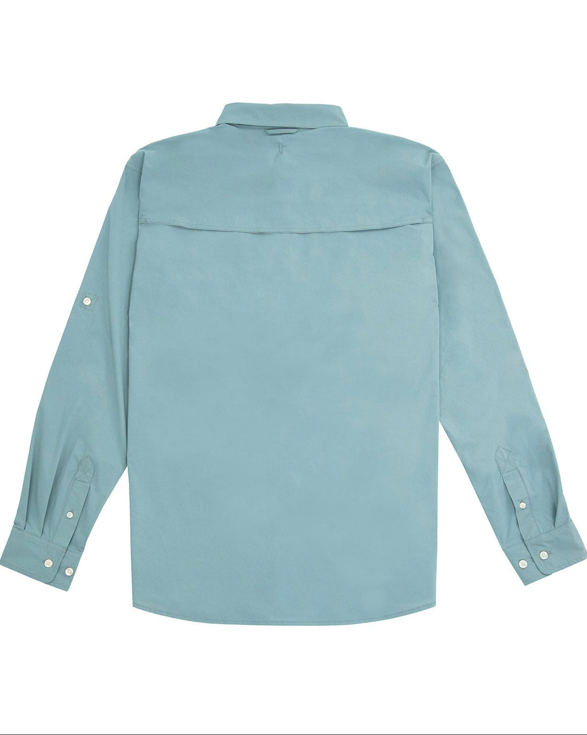 River Green Active+ Guide Shirt, back view with vented yoke