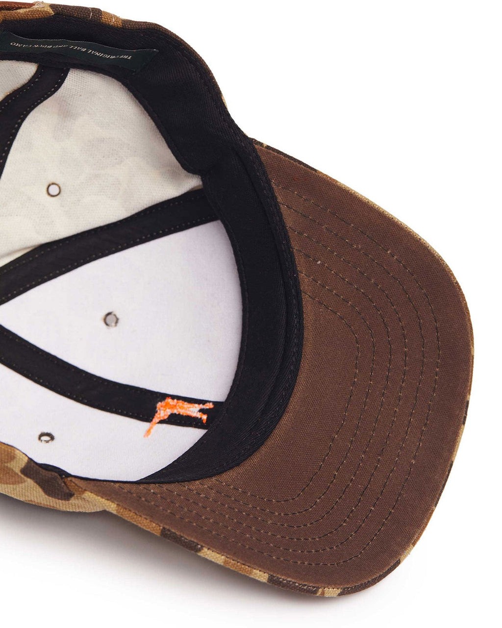 Dark oak duck under-brim on the Original Camo Arthur Field Hat