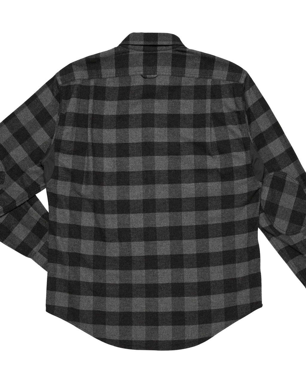 Grey Buffalo Plaid Sportsmans Shirt, back view