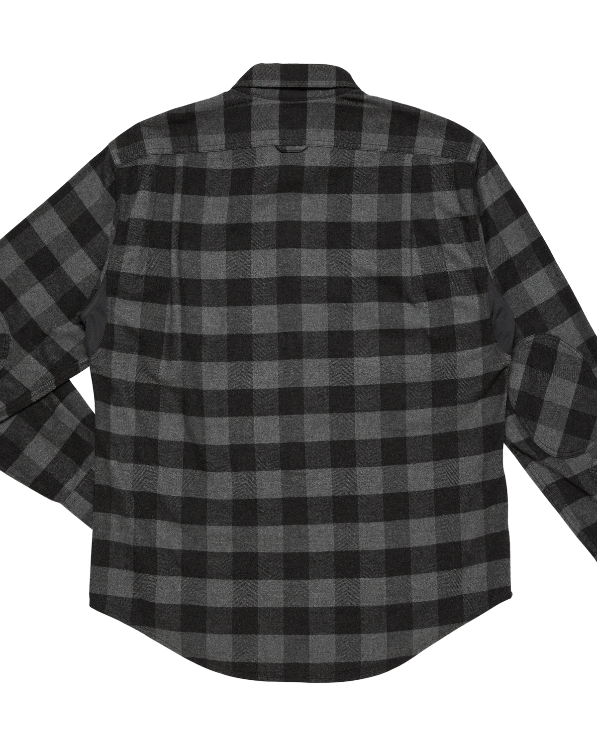 Grey Buffalo Plaid Sportsmans Shirt, back view