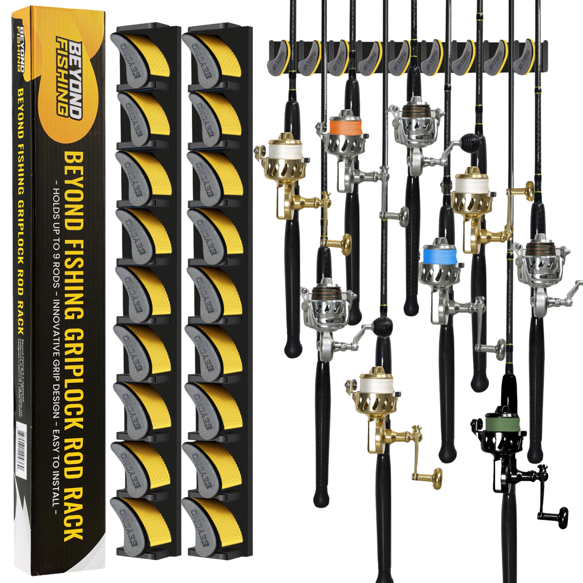 Beyond Fishing GripLock Vertical Fishing Rod Rack | Venator Hunting