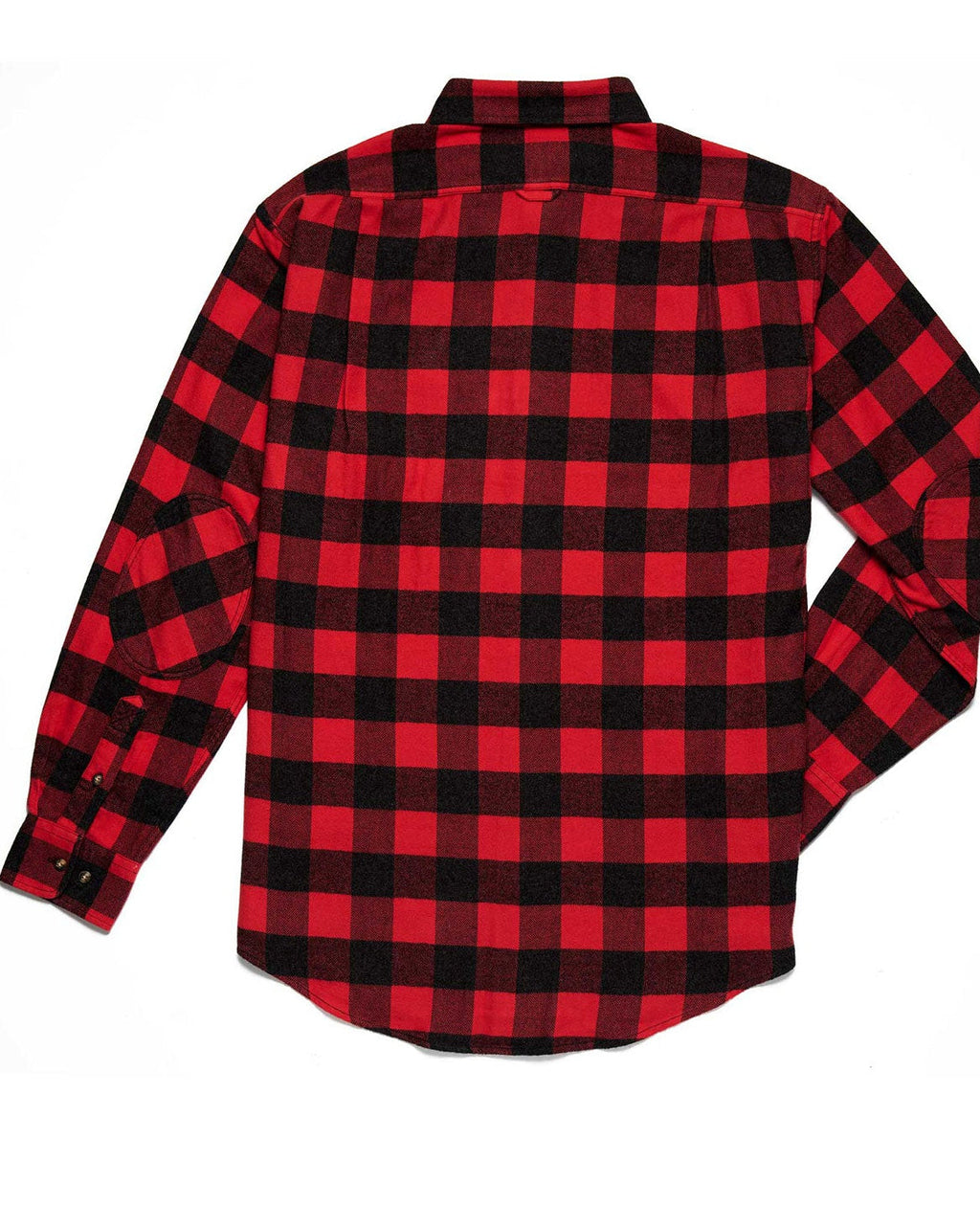 Red Buffalo Plaid Sportsmans Shirt, back view