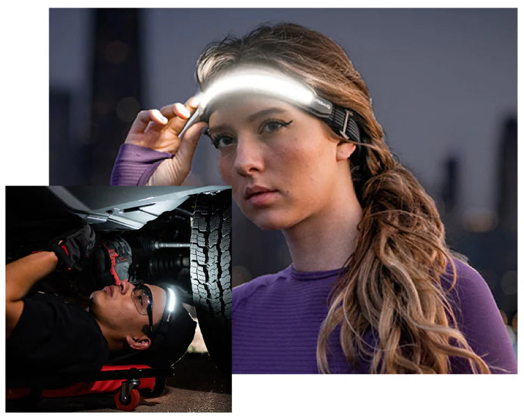 ACTIV 520 Lumen LED Wide Beam Rechargeable Headlamp