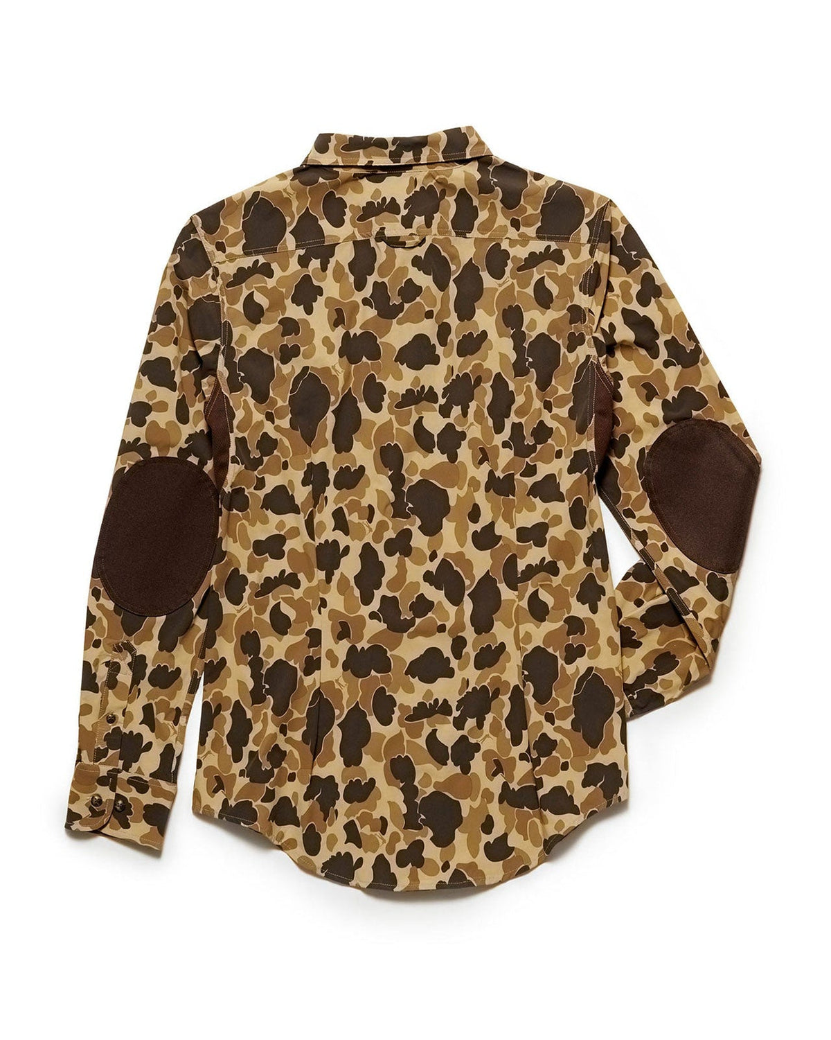 Womens Active+ Joan Field Shirt in Original Camo, back view