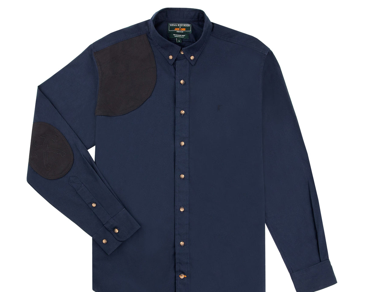 Jack Carr Limited Edition Shirt #002 in navy, front view