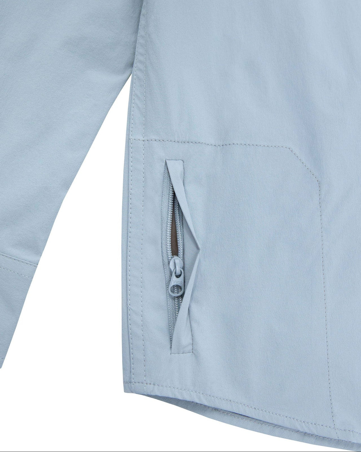 Paracord sunglasses loop on the Sky Blue Active+ Guide Shirt