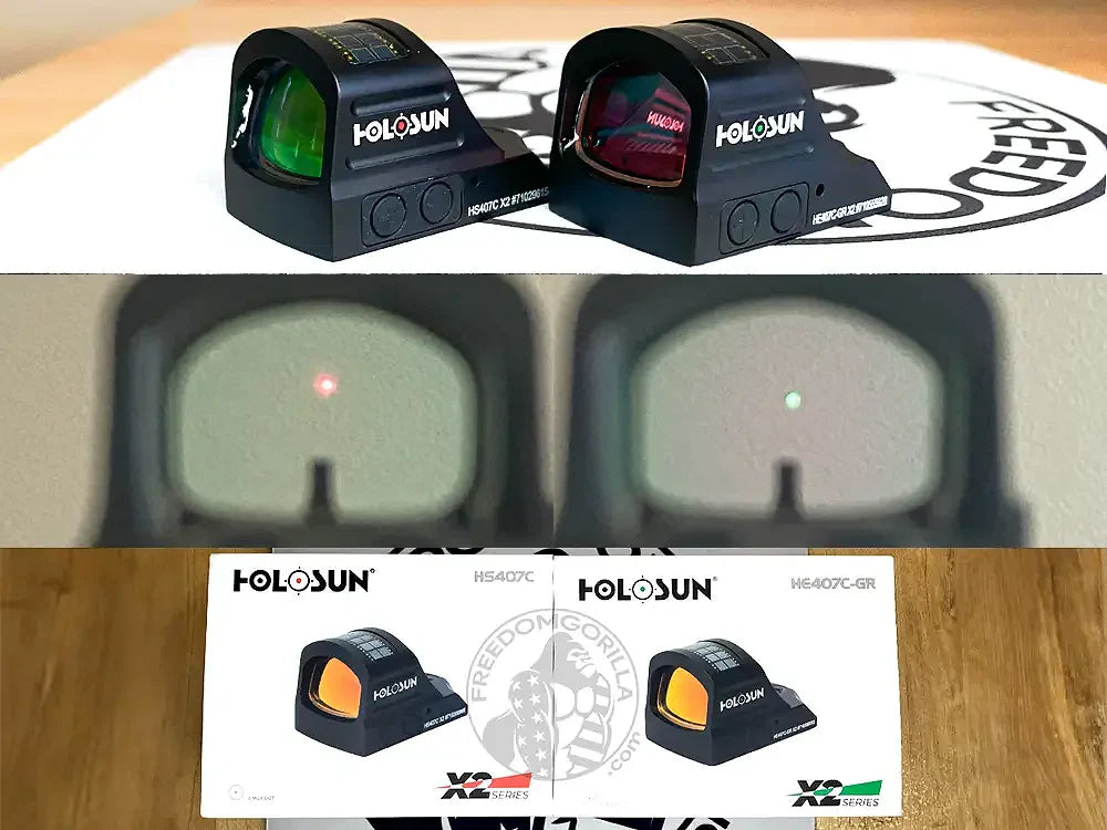 Holosun Technologies 407C-X2 – Red Dot – 2 MOA – Black