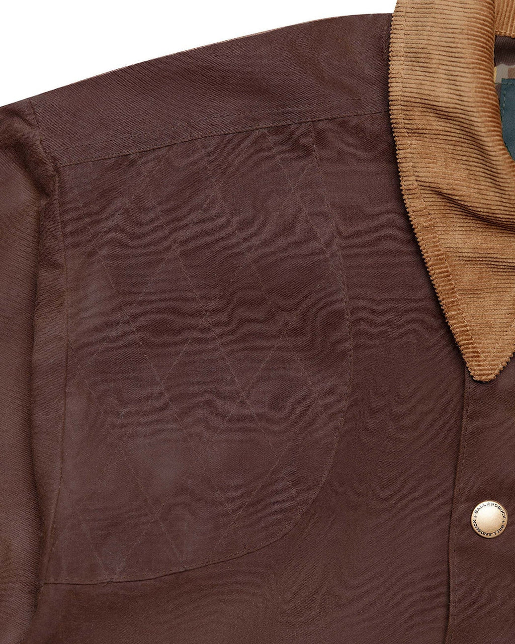 Elbow to cuff forearm reinforcement on the Dark Oak Upland Jacket