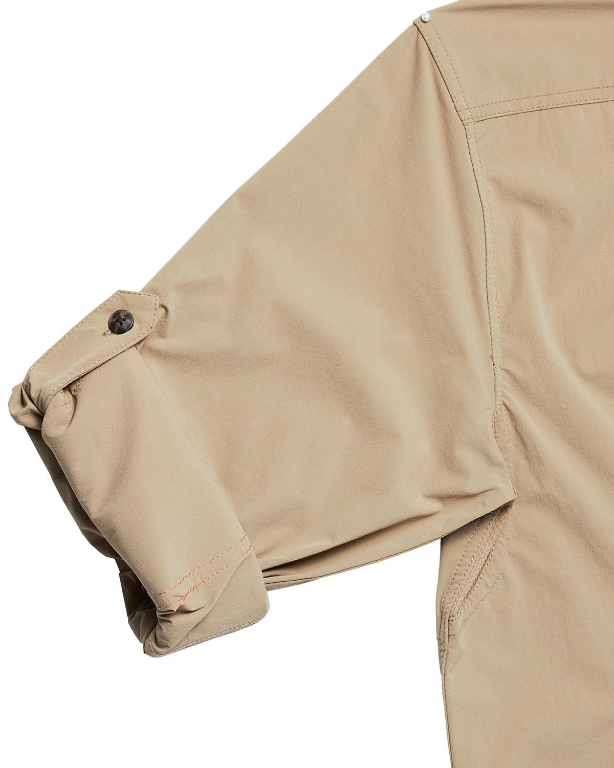 Roll tab sleeve on the womens Active+ Joan Field Shirt in Upland