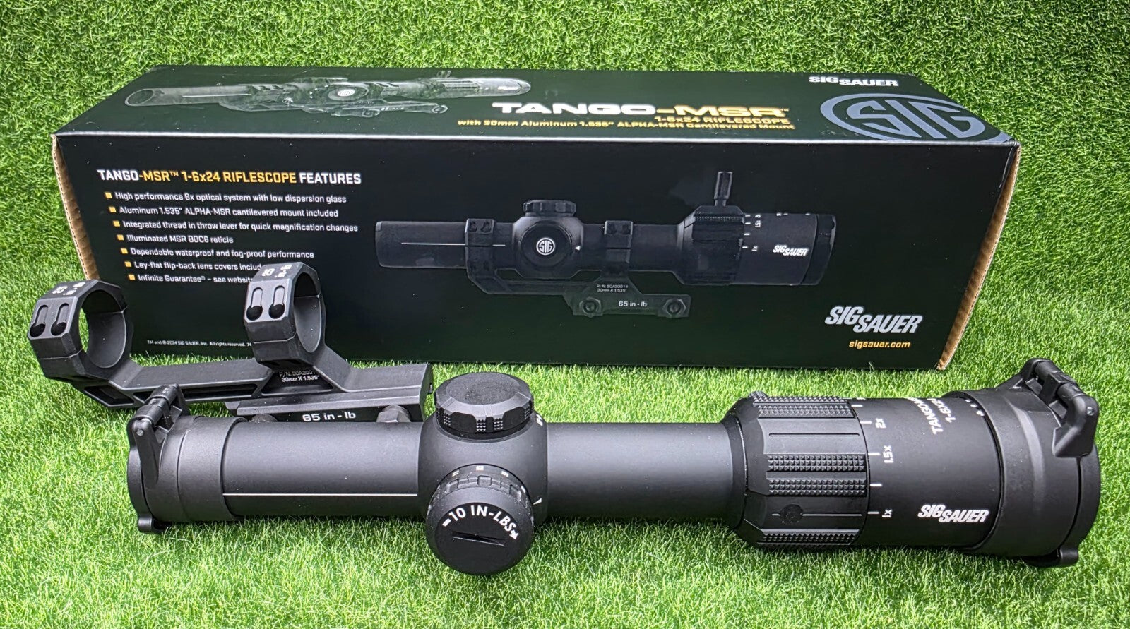 Sig Sauer Tango MSR Scope – 1-6x24mm Illuminated