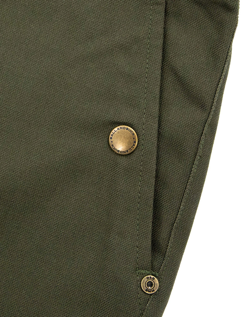 Front pocket and brass rivet on the Pine Duck Midweight Field Pant