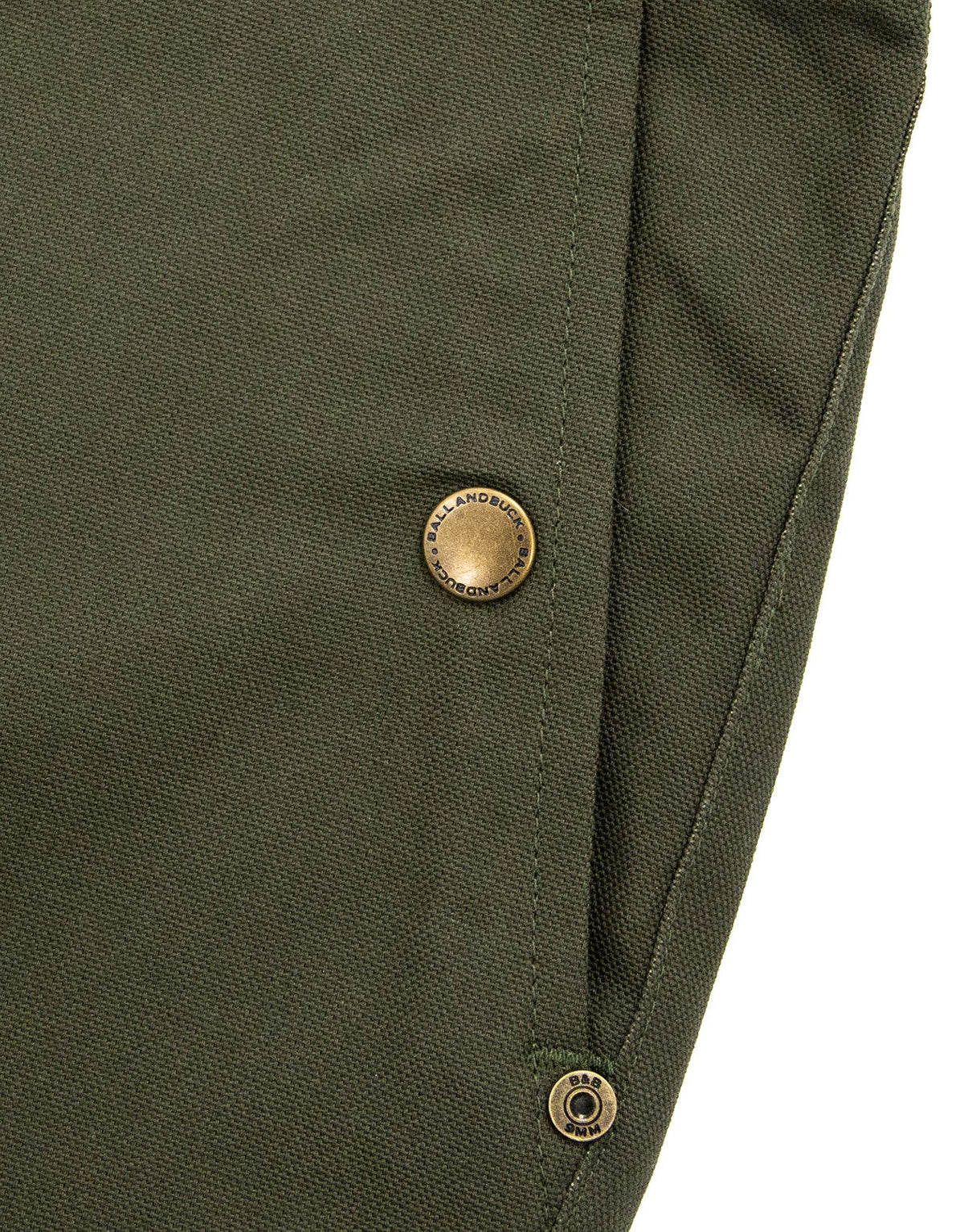 Front pocket and brass rivet on the Pine Duck Midweight Field Pant