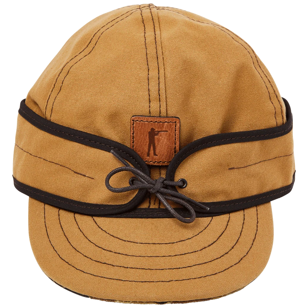 Front view of the Stormy Kromer x Ball and Buck Original Cap in Signature Canvas