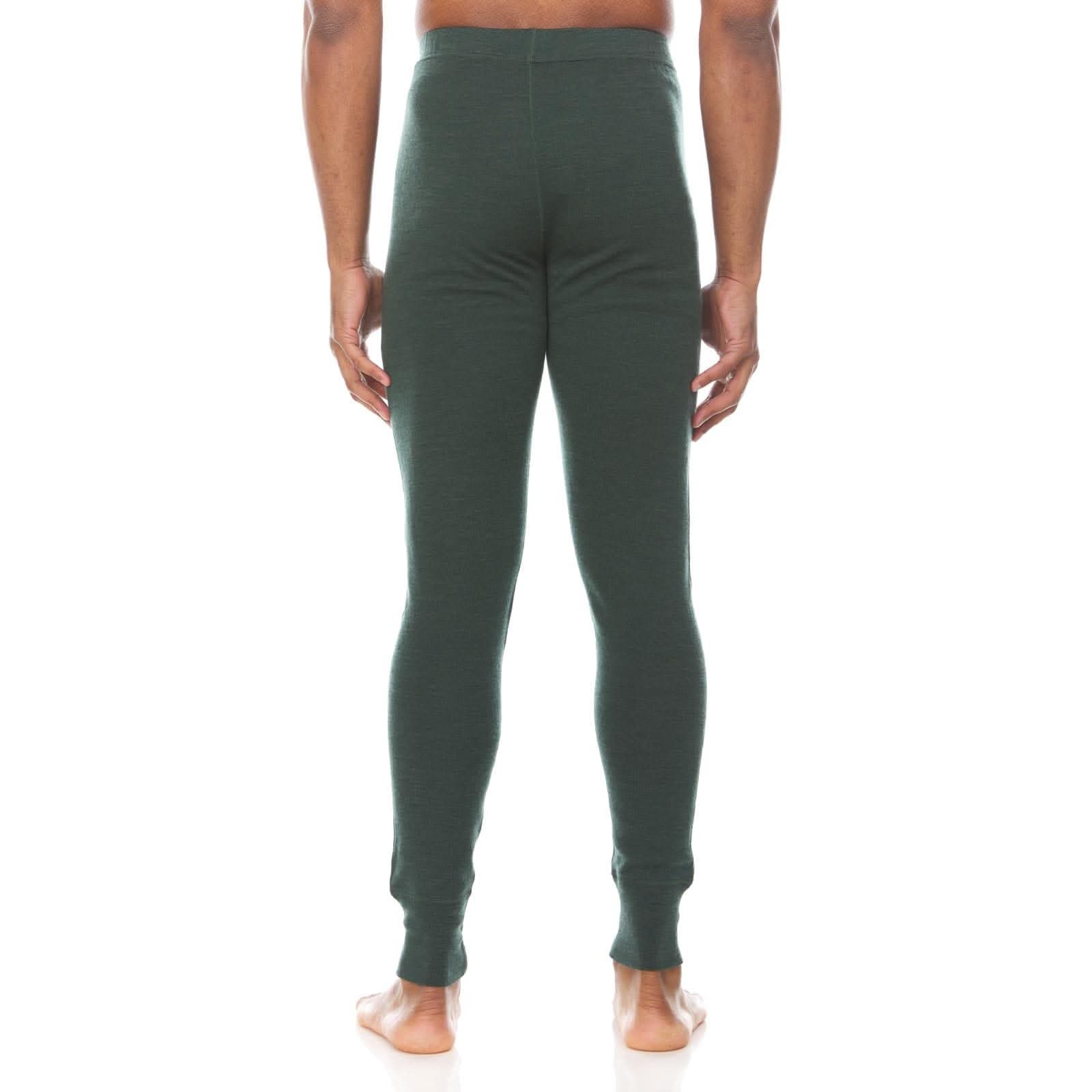 Midweight Men's Wool Bottom Thermal Base Layer -  100% Merino Wool