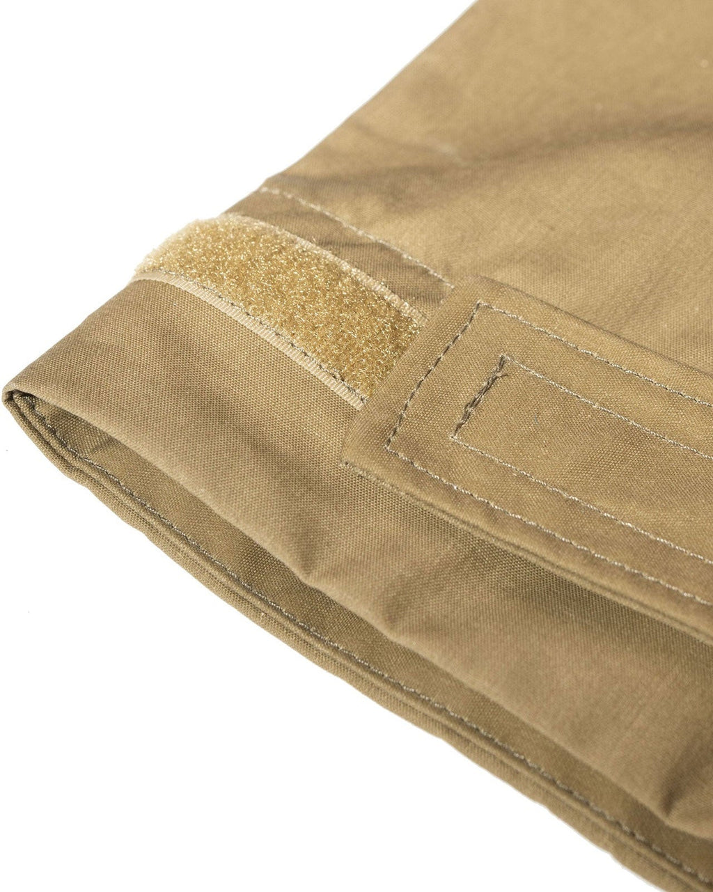 Velcro cuff on the Waxed Cotton Anorak sleeve