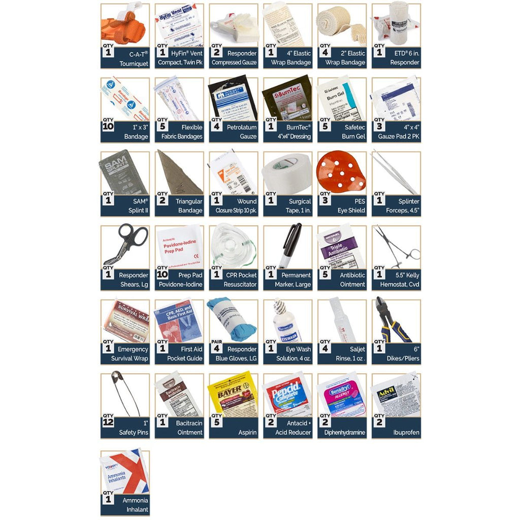 Trauma & First AID Boating Kit | North American Rescue | Complete Kit