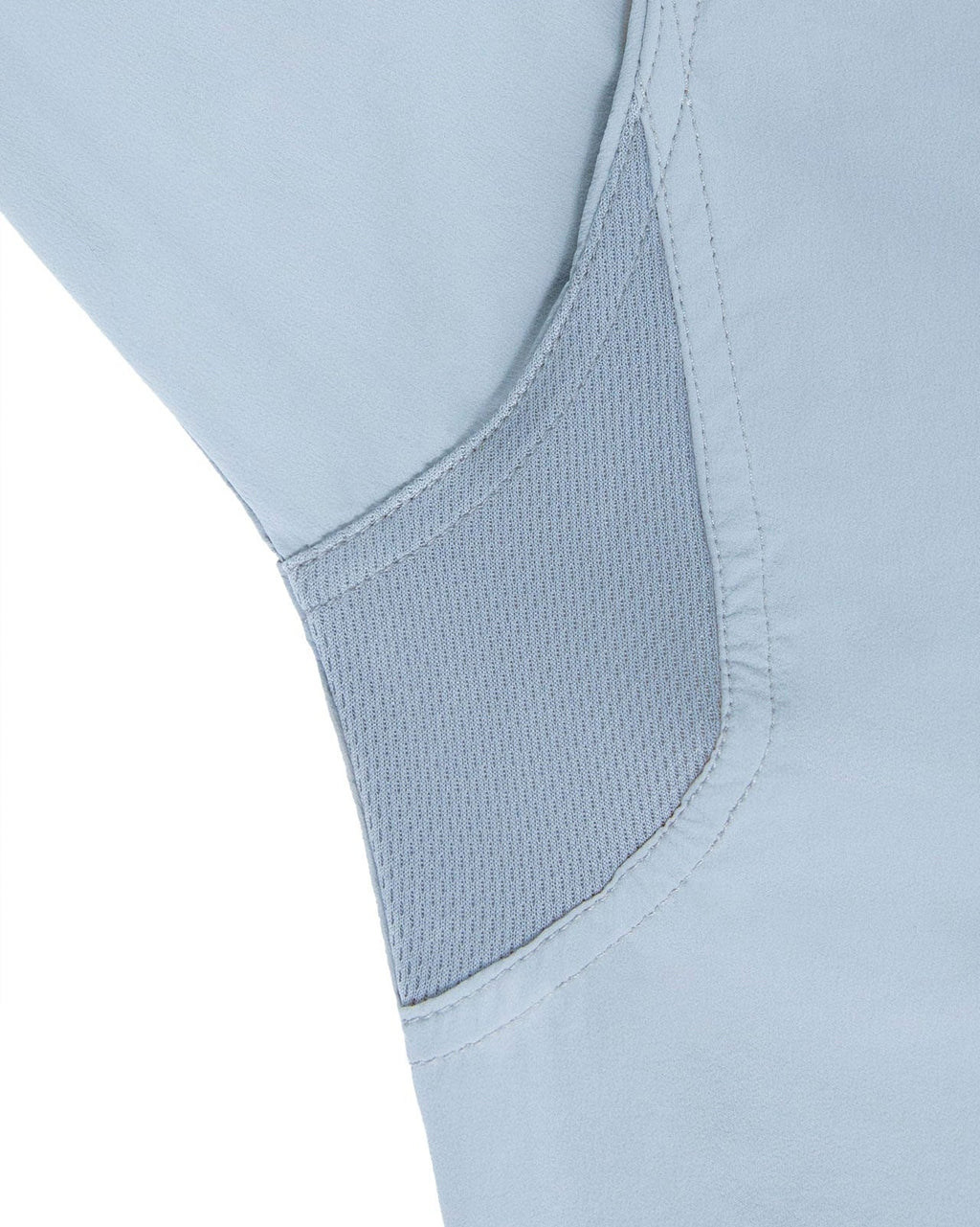 Mesh Tech Vent underarm panel on the Sky Blue Active+ Guide Shirt