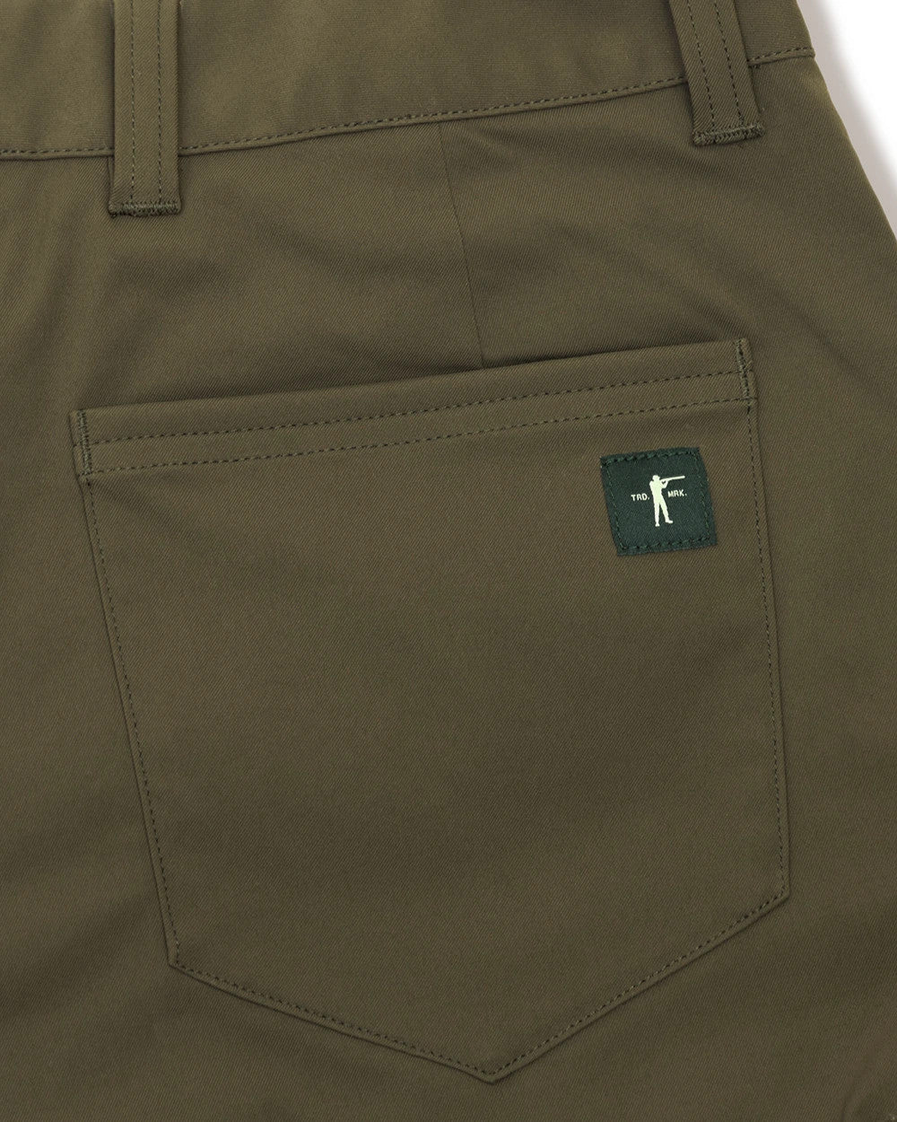 Back pocket with Arthur label on the Loden Active+ Joan Field Pant