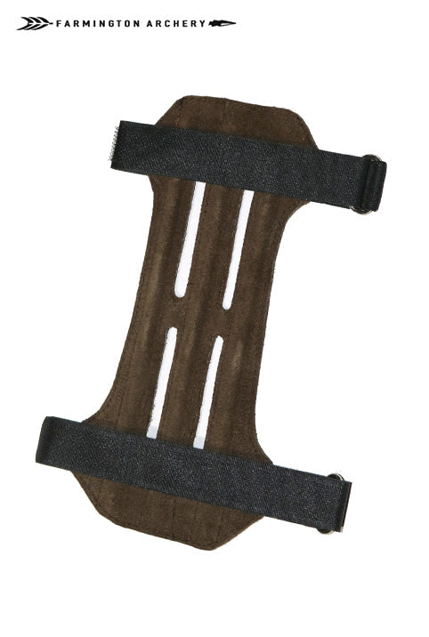 Farmington Suede Vented Leather Archery Armguard