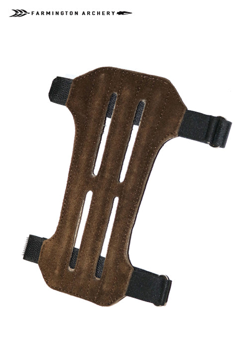 Farmington Suede Vented Leather Archery Armguard