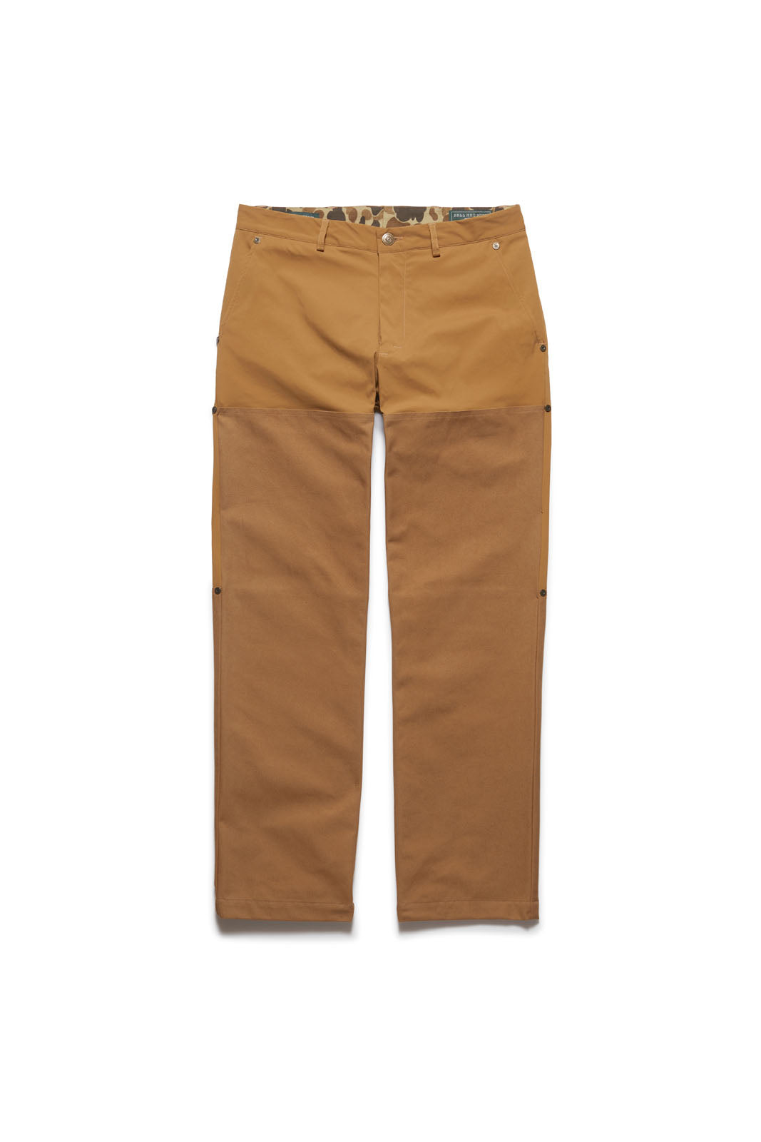 Ball and Buck Active+ Field Pant in Signature tan with mil-spec canvas reinforcements, front view