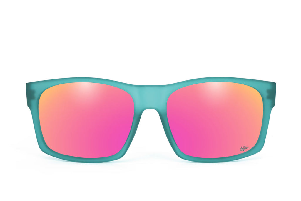 Big Kahuna XL - Frosted Green - Pink Polarized