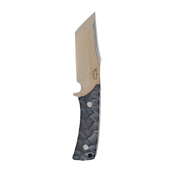 Fixed Blade Knife D2 Steel Rosewood or Ebony Handles - Hunting Leather Sheath | Venator Hunting
