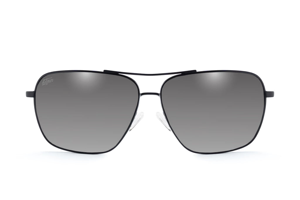 Coastal XL - Matte Black/Grey Tortoise - Silver Bullet Polarized