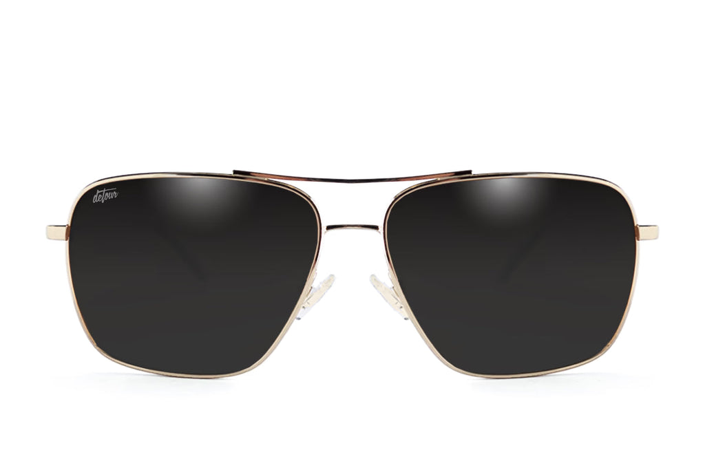 Coastal XL - Gold - Jet Black Polarized