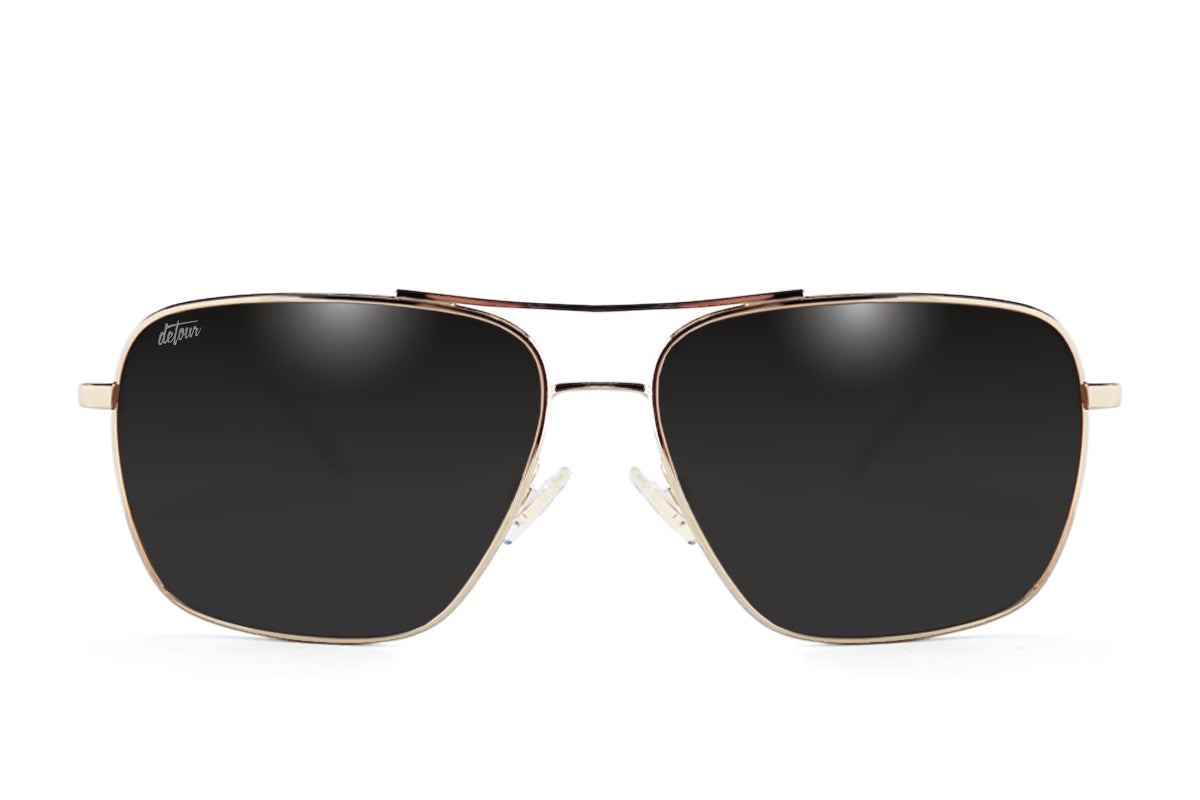 Coastal XL - Gold - Jet Black Polarized