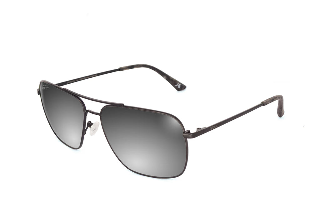 Coastal - Matte Black/Grey Tortoise - Silver Bullet Polarized