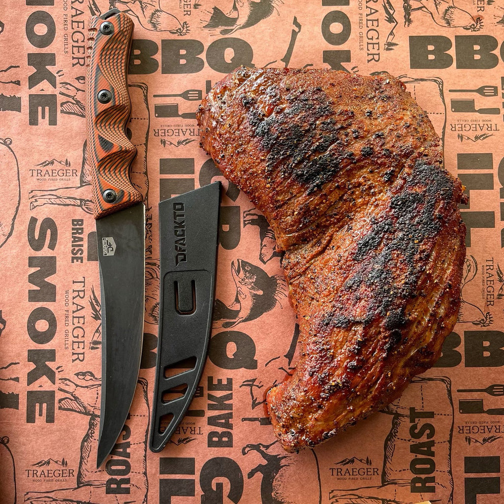 6" Hybrid Boning & Fillet Knife // Orange Handle